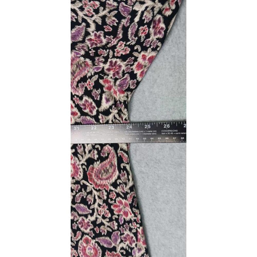 J Jill Wearever Collection Long Sleeve Boat Neck Blouse Womens Size XL Pink And - Picture 7 of 12